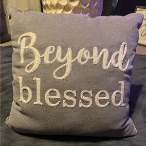 Hobby Lobby Gray and White Accent Pillow